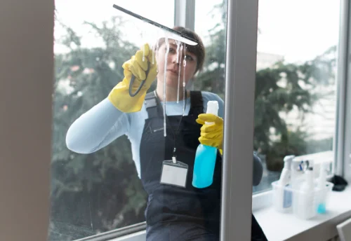 Nettoyage de vitres intérieures et extérieures à Montchamp